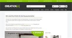 Desktop Screenshot of creationx.de
